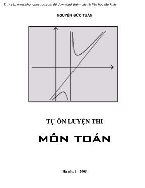 Tài liệu Tự ôn luyện thi môn Toán Lớp 12